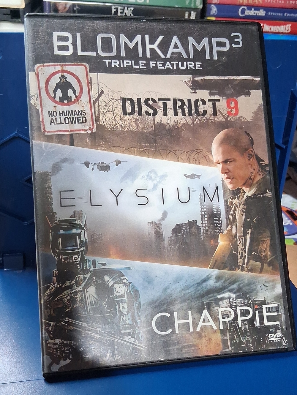 Sony Blomkamp Triple Feature DVD - Black & Blue